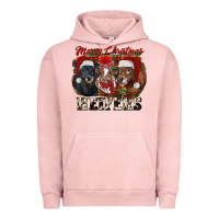 Pigment Salmon Merry Christmas Heifers Urban Hoodie - RanaPortraitStore