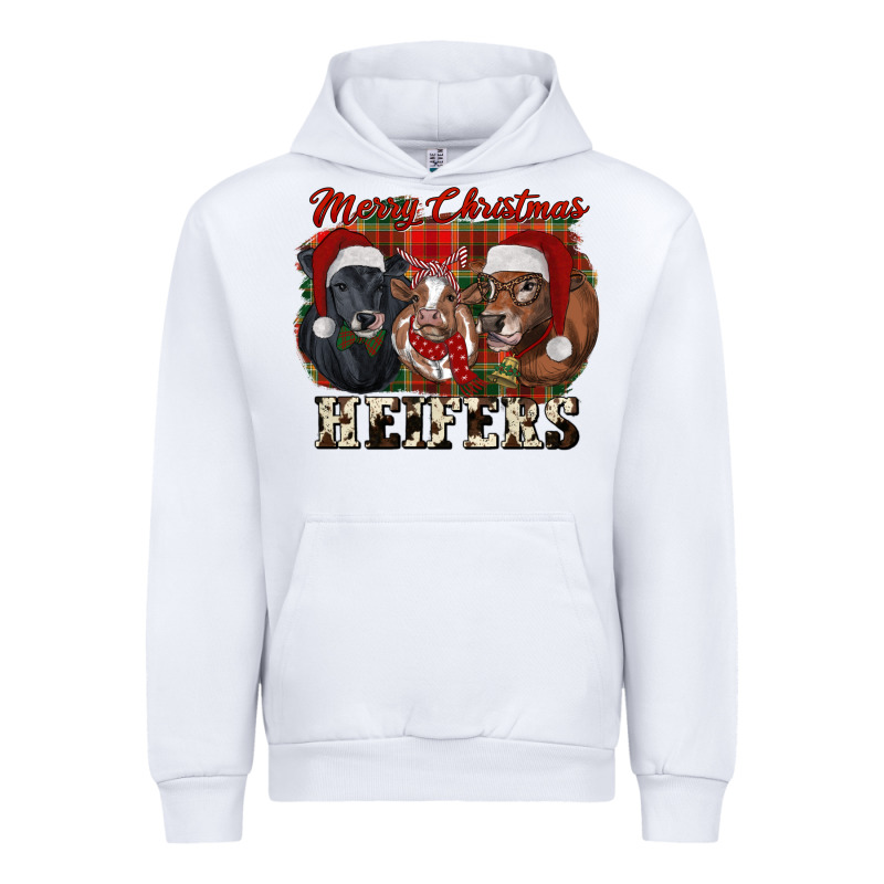 Merry Christmas Heifers Urban Hoodie by RanaPortraitStore | Teevron