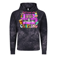 Cloud Black Just A Girl Who Loves Crafting Vintage Hoodie - CowhideDigitalArt