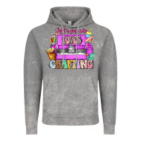 Just A Girl Who Loves Crafting Vintage Hoodie | Teevron
