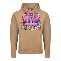 Vintage Coffee Just A Girl Who Loves Crafting Vintage Hoodie - CowhideDigitalArt