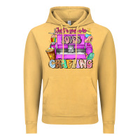 Vintage Mustard Just A Girl Who Loves Crafting Vintage Hoodie - CowhideDigitalArt