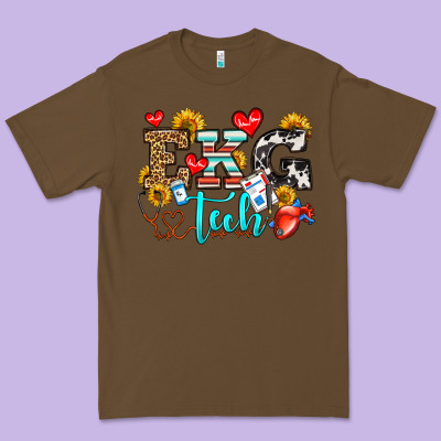 Ekg Tech Premium Tee Designed By Oliviacreatesart