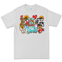 Dove Grey ekg tech Premium Tee - OliviaCreatesArt