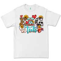 White ekg tech Premium Tee - OliviaCreatesArt