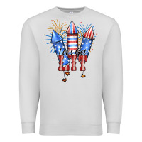 Dove Grey Let’s Get Lıt Premium Sweatshirt - JahusDesignShop