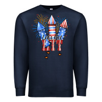 Navy Let’s Get Lıt Premium Sweatshirt - JahusDesignShop