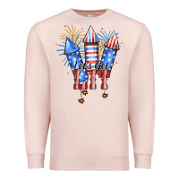 Pale Pink Let’s Get Lıt Premium Sweatshirt - JahusDesignShop