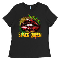 Black Future black queen Ladies Tee - FaDigitalArtStudio