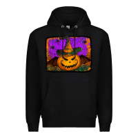 Black jack o' lantern pumpkin Premium Hoodie - Jasminsmagicworld