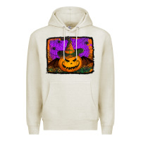 Oatmeal Heather jack o' lantern pumpkin Premium Hoodie - Jasminsmagicworld