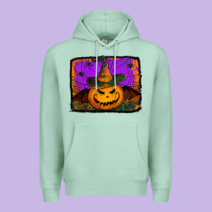 Jack O' Lantern Pumpkin Premium Hoodie Designed By Jasminsmagicworld