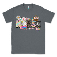 Charcoal Heather Easter Nurse  Easter Day Classic Tee - CowGirlArtShop