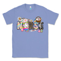 Colony Blue Easter Nurse  Easter Day Classic Tee - CowGirlArtShop