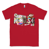 Red Easter Nurse  Easter Day Classic Tee - CowGirlArtShop