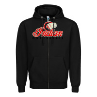 Black motorcycle racing indian Zipper Hoodie - linhVisuals