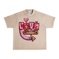 French Oak Valentines Day Love Vacant Urban Heavy Tee - FaDigitalArtStudio