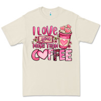Bone i love you more than coffee valentines day Premium Tee - OliviaCreatesArt
