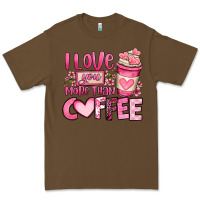 Cacao i love you more than coffee valentines day Premium Tee - OliviaCreatesArt