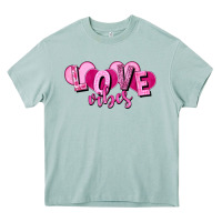 Love Vibes Valentine's Day Heavy Core Tee | Teevron