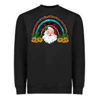 Black santa rainbow Heavyweight Sweatshirt - JahusDesignShop