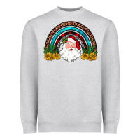 Heather Grey santa rainbow Heavyweight Sweatshirt - JahusDesignShop