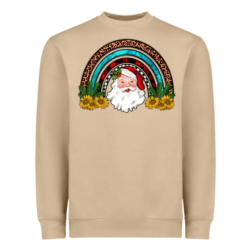 Santa Rainbow Heavyweight Sweatshirt by JahusDesignShop | Teevron