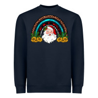 Navy santa rainbow Heavyweight Sweatshirt - JahusDesignShop