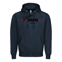 Navy double deuce live music Zipper Hoodie - linhVisuals