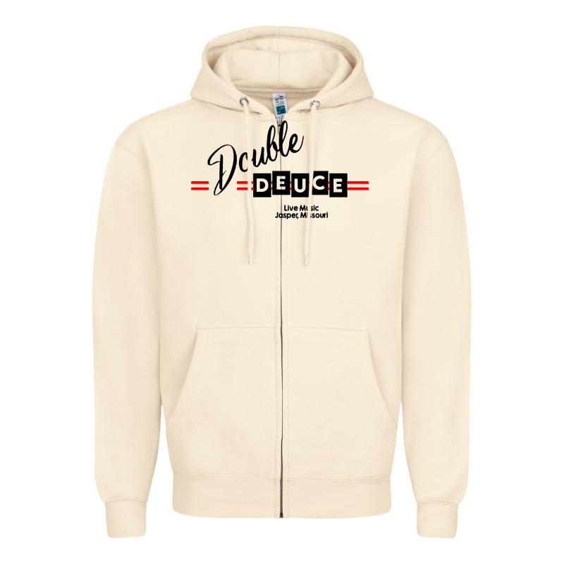 Double Deuce Live Music Zipper Hoodie by linhVisuals | Teevron