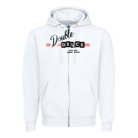 White double deuce live music Zipper Hoodie - linhVisuals