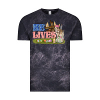 Cloud Black he lives easter Vintage Tee - FaDigitalArtStudio