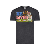 Vintage Black he lives easter Vintage Tee - FaDigitalArtStudio