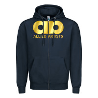 Navy allied artists pictures Zipper Hoodie - linhVisuals