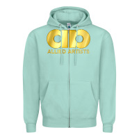 Seafoam allied artists pictures Zipper Hoodie - linhVisuals