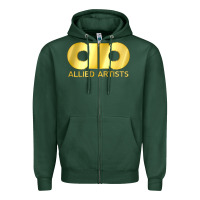 Sports Green allied artists pictures Zipper Hoodie - linhVisuals