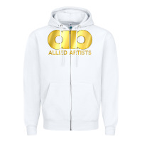 White allied artists pictures Zipper Hoodie - linhVisuals