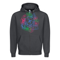 Smoke bon voyage travel stamp t shirt Zipper Hoodie - linhVisuals