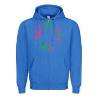 True Royal bon voyage travel stamp t shirt Zipper Hoodie - linhVisuals