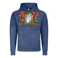 Vintage Denim joy to the world Vintage Hoodie - CowhideDigitalArt