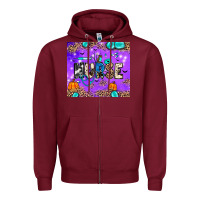 Burgundy nurse halloween Zipper Hoodie - JahusDesignShop