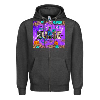 Charcoal Heather nurse halloween Zipper Hoodie - JahusDesignShop