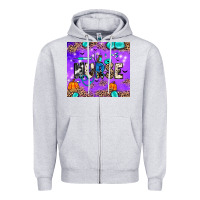 Heather Grey nurse halloween Zipper Hoodie - JahusDesignShop