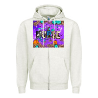Oatmeal Heather nurse halloween Zipper Hoodie - JahusDesignShop