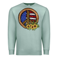 Seafoam Peace Sign Premium Sweatshirt - JahusDesignShop