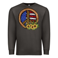Smoke Peace Sign Premium Sweatshirt - JahusDesignShop