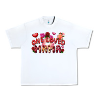 White One loved mama Urban Heavy Tee - FaDigitalArtStudio