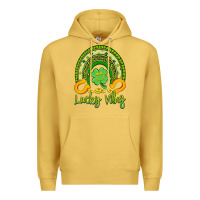 Antique Gold lucky vibes Premium Hoodie - Artiststas