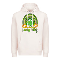 Pale Pink lucky vibes Premium Hoodie - Artiststas