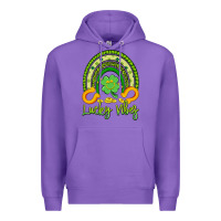 Purple lucky vibes Premium Hoodie - Artiststas